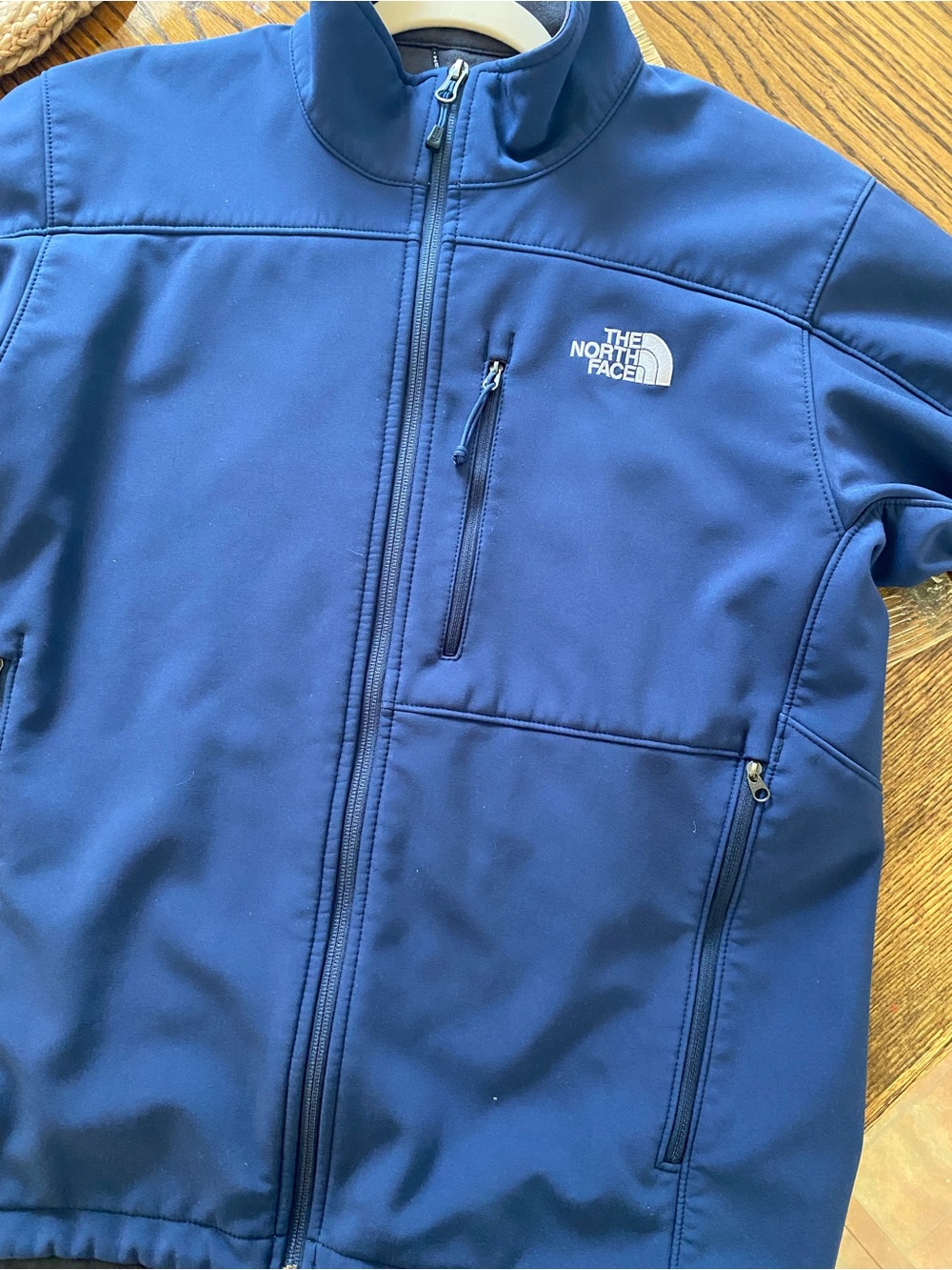 The North Face Men's Blue Lightweight Softshell Jacket